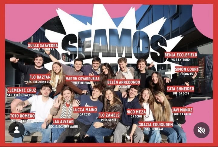 Equipo del Centro de Estudiantes College UC 2027